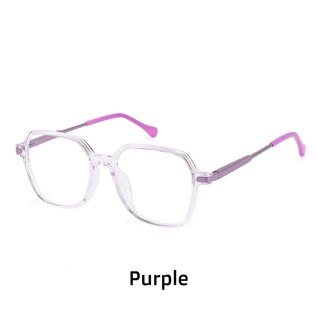 Kids Anti-Blue Light Glasses - Retro Multi-Sided Frame
