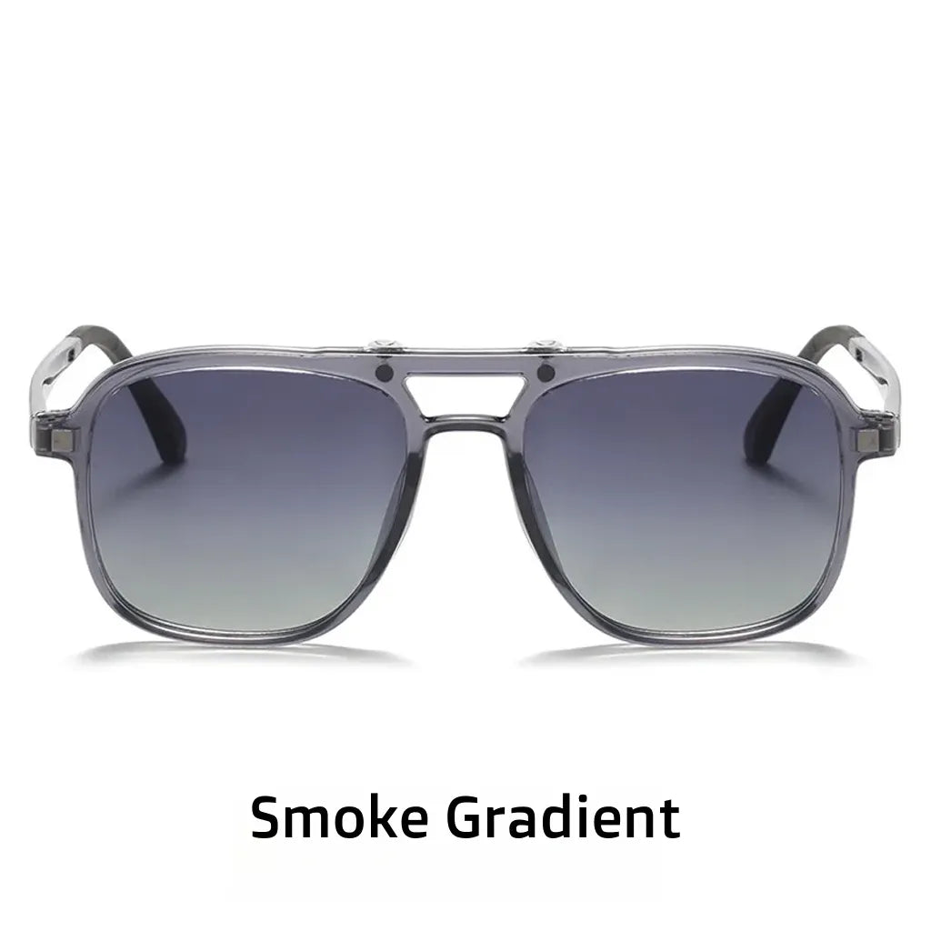 Magnetic 2-in-1 Prescription Glasses with Clip-On Sunglasses