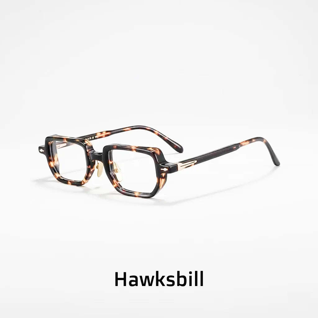 Retro Square Optical Eyeglass Frame - Unisex Prescription Glasses