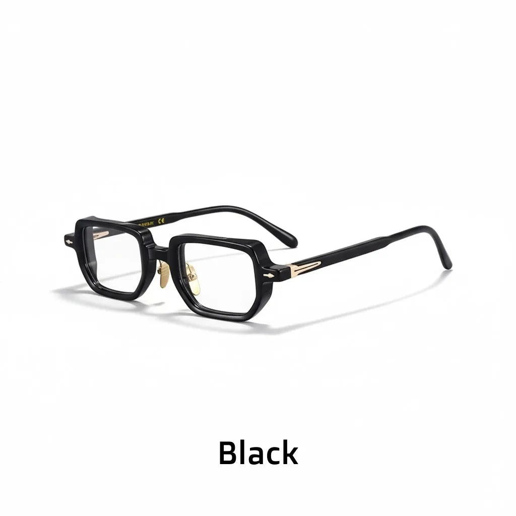 Retro Square Optical Eyeglass Frame - Unisex Prescription Glasses