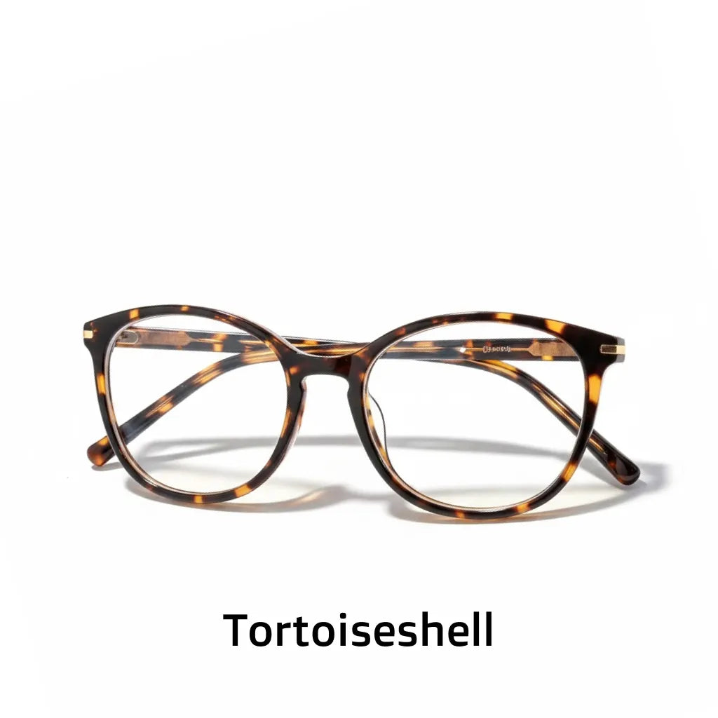 Ultra Light 6g Retro Round Women's Eyeglass Frame