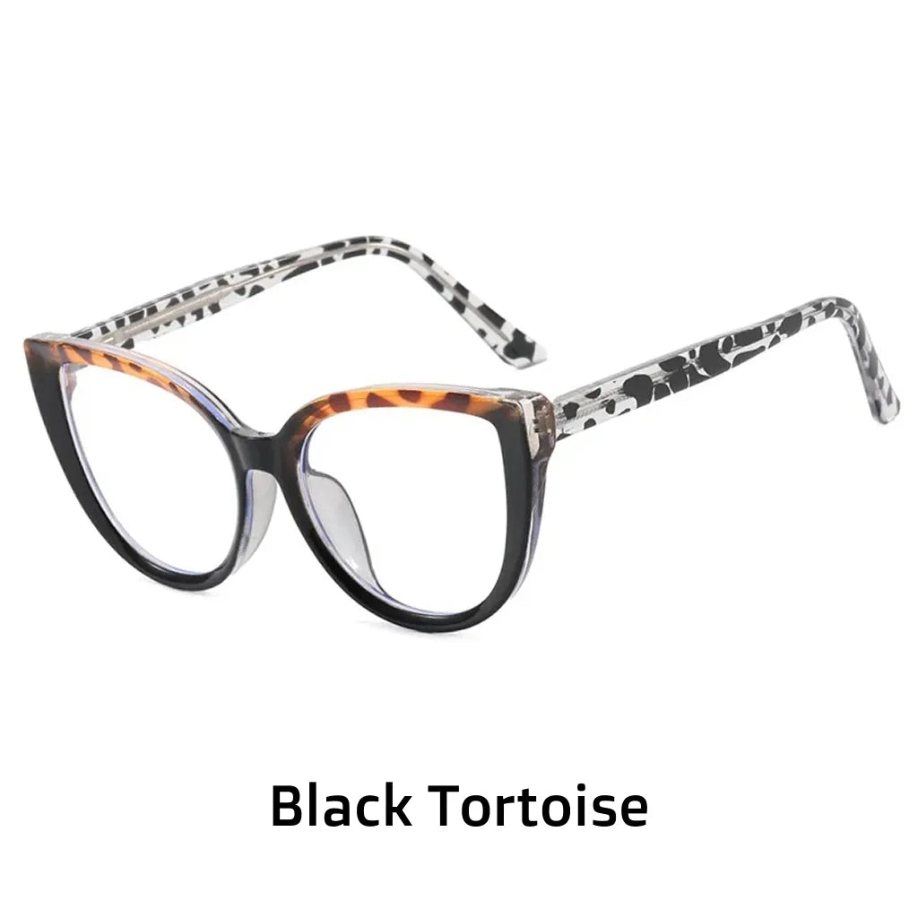 إطارات بصرية TR90 Cat Eye - نظارات طبية مضادة للضوء الأزرق للنساء