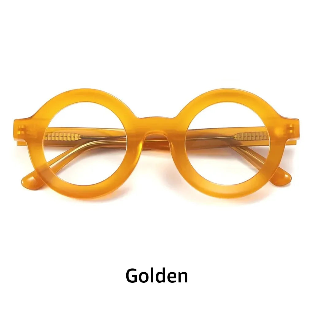 Retro Round Acetate Optical Frames - Model EM23103