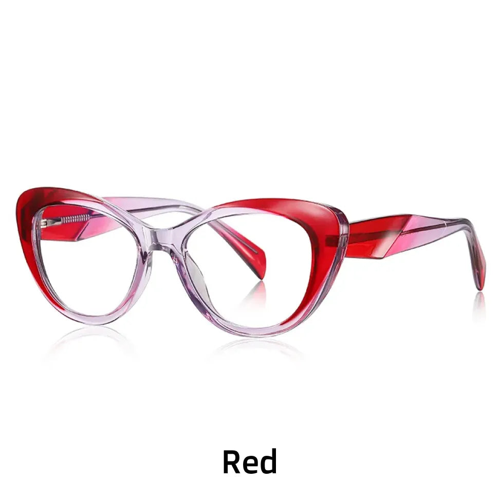 Cat Eye Anti-Blue Light Eyeglasses - TR90 Lightweight Frame