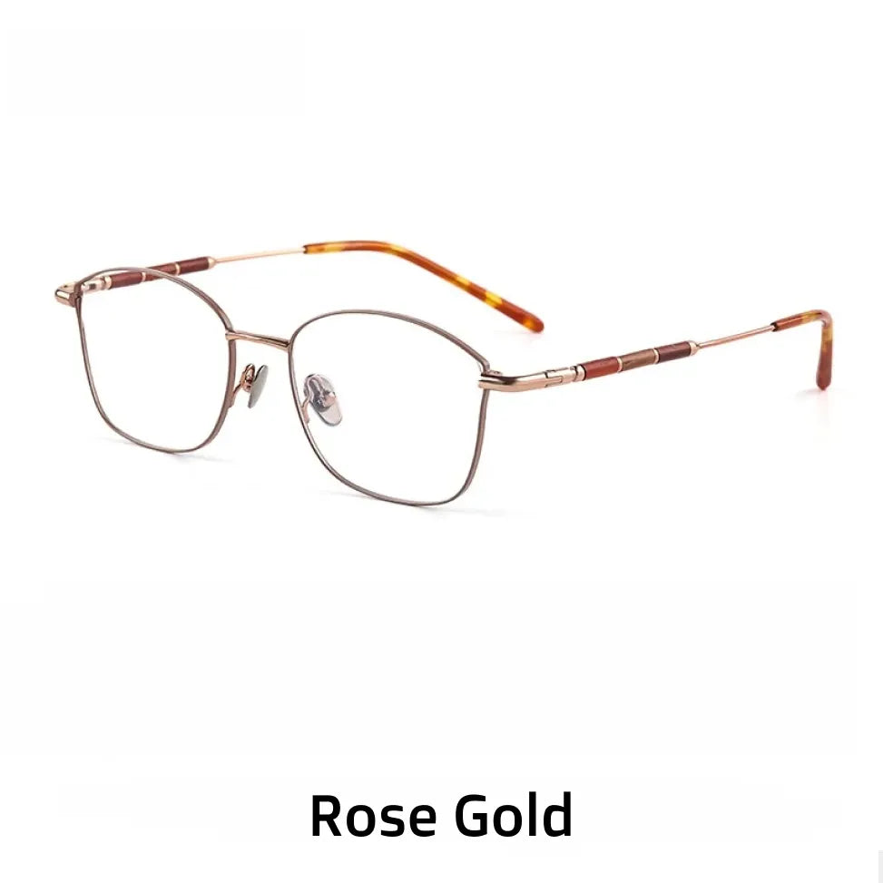 Cat Eye Titanium Eyeglasses - Ultra Light Anti Blue Light