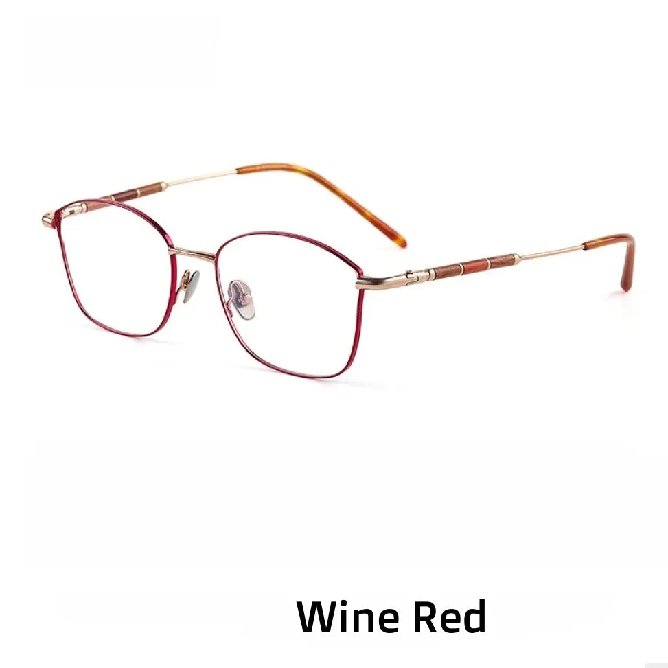 Cat Eye Titanium Eyeglasses - Ultra Light Anti Blue Light