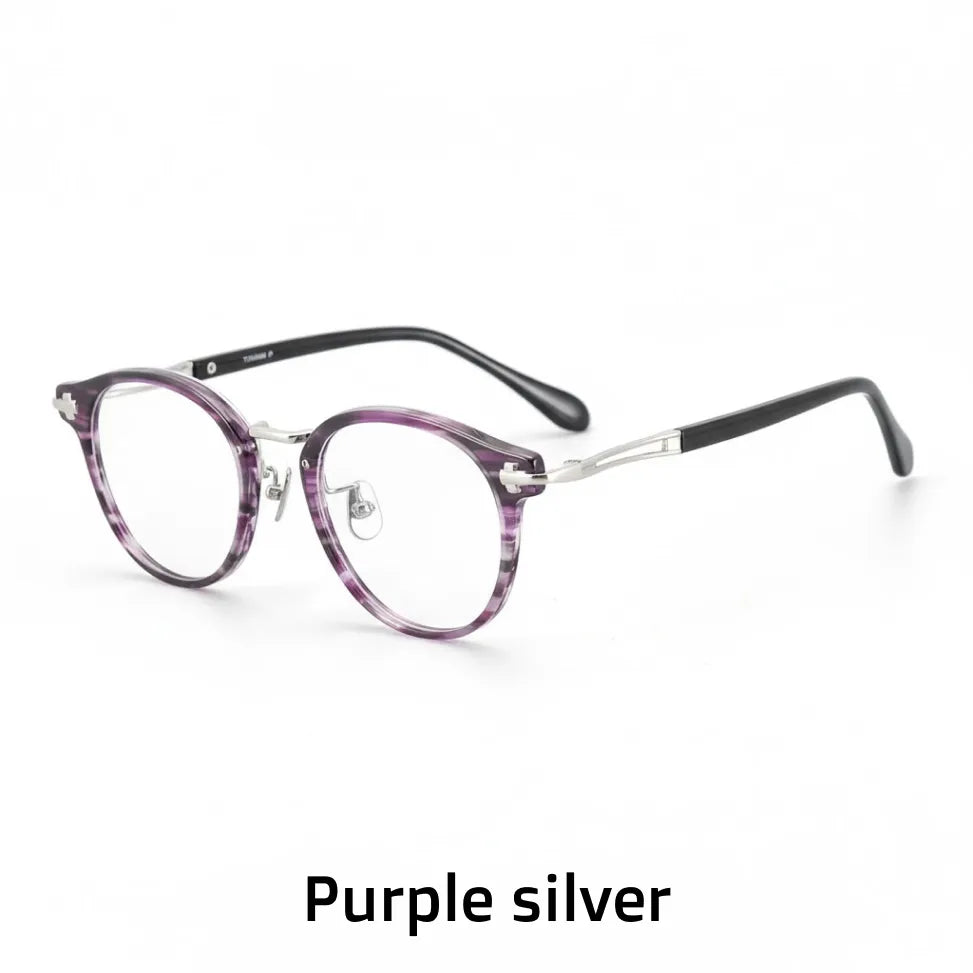 Titanium Optical Frame - Retro Unisex Prescription Eyeglasses