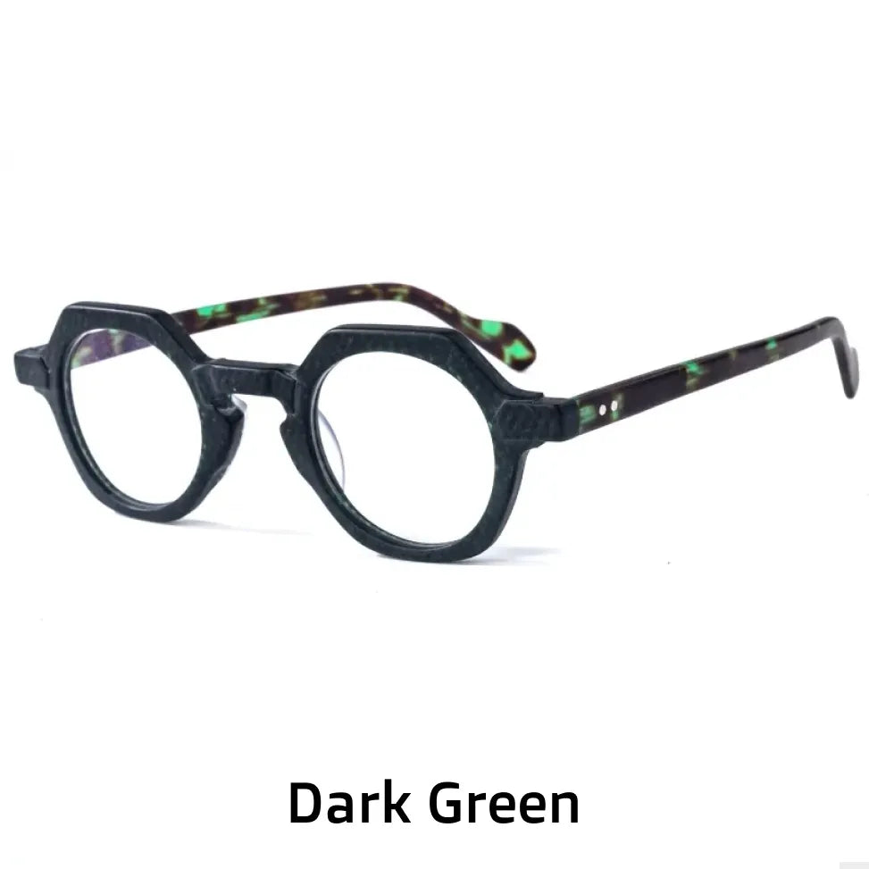 Retro Multi-Border Blue Light Blocking Eyeglasses HL56025