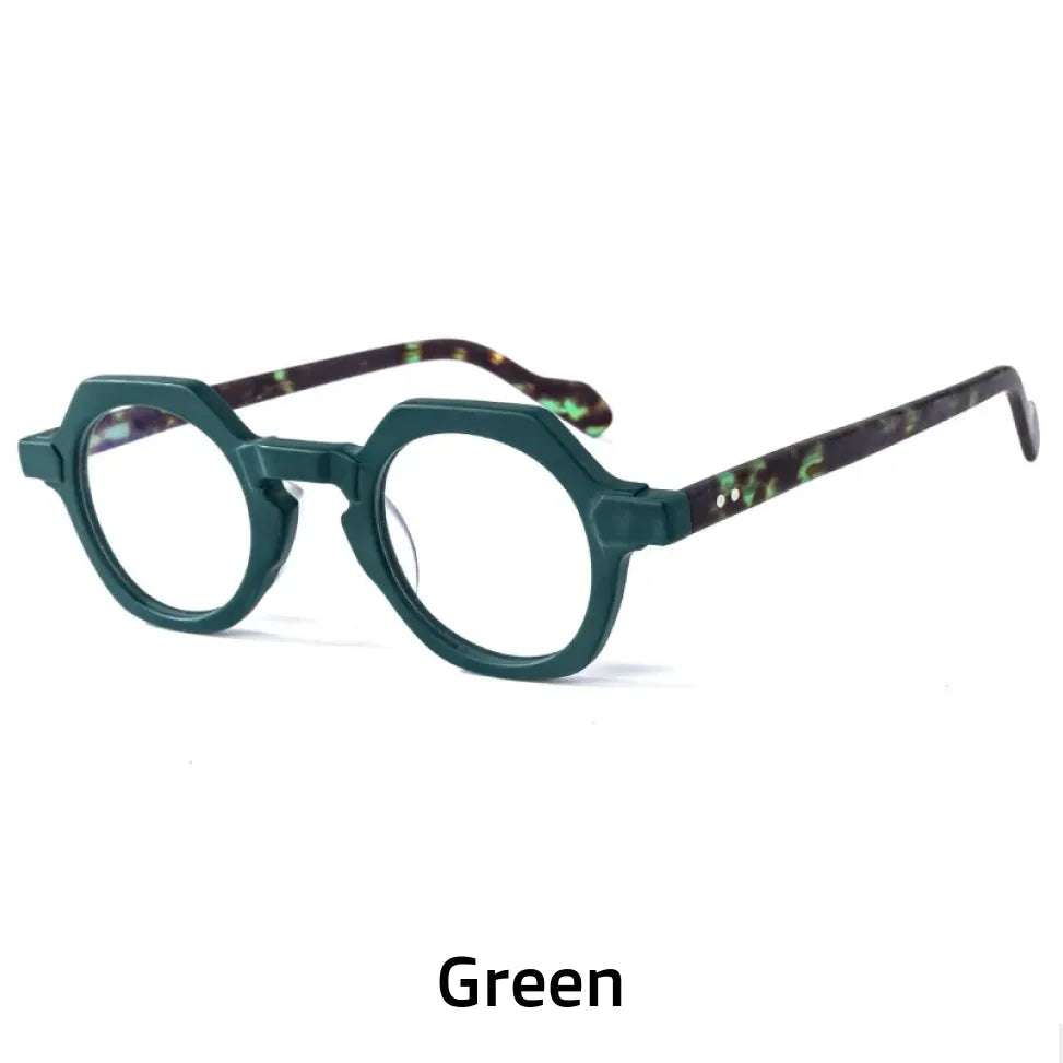 Retro Multi-Border Blue Light Blocking Eyeglasses HL56025