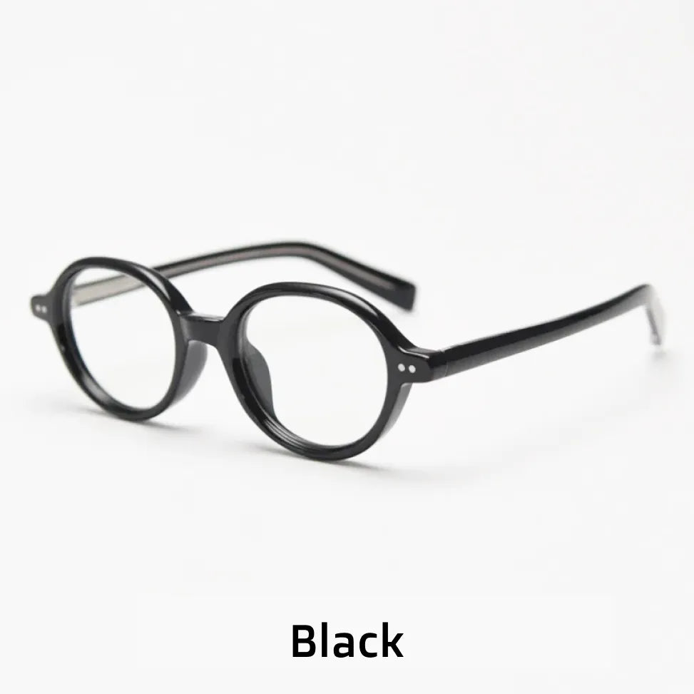 Retro Oval Prescription Glasses - Myopia, Reading & Progressive Lenses