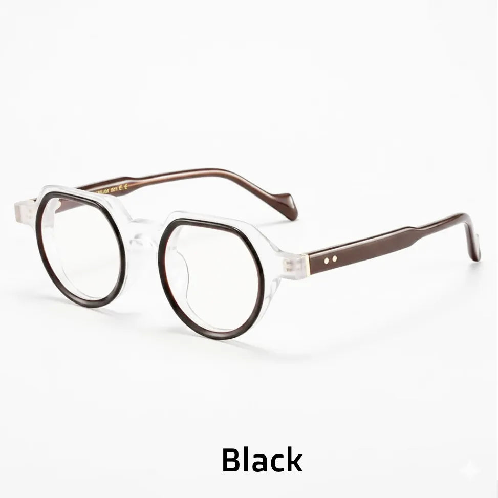 Retro Irregular Acetate Eyeglasses - Optical Prescription Frames