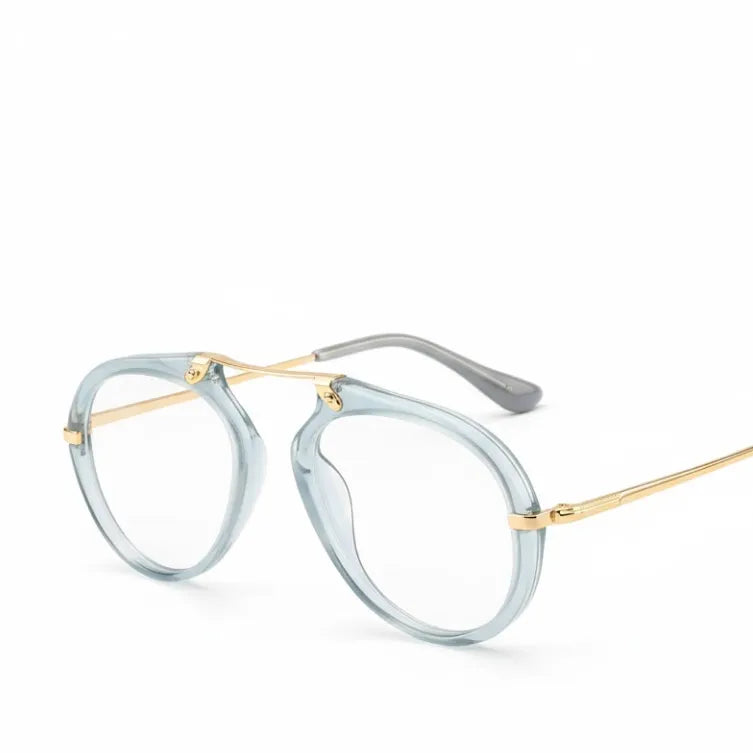 Retro Acetate Optical Frames - Unisex Prescription Eyeglasses LK0473