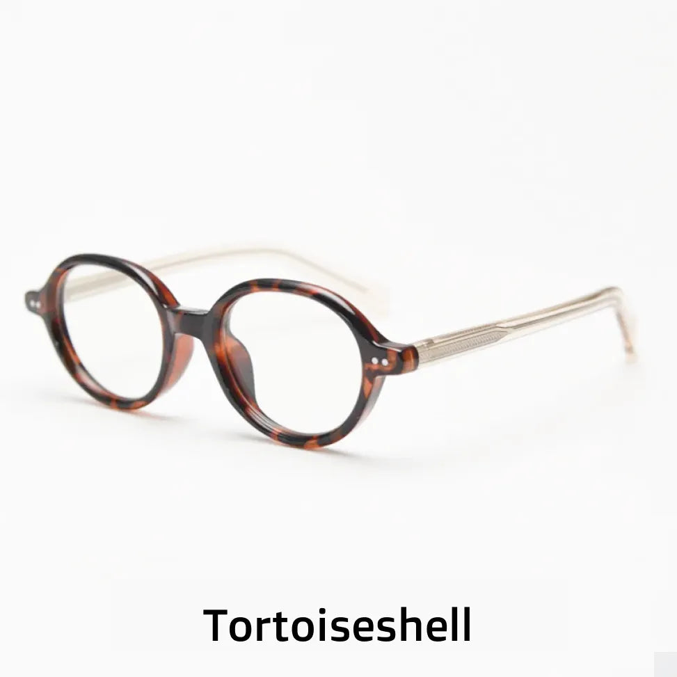 Retro Oval Prescription Glasses - Myopia, Reading & Progressive Lenses