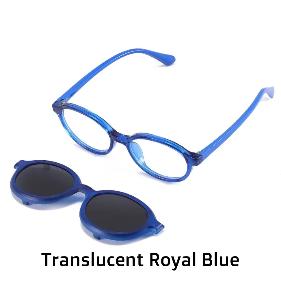 Kids Polarized Snap-On Sunglasses - Prescription Eyeglass Frames