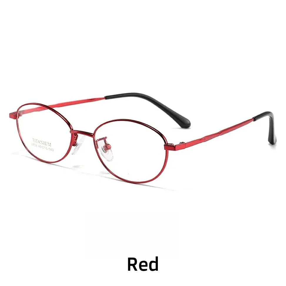 Women's Oval Anti-Blue Light Reading Glasses