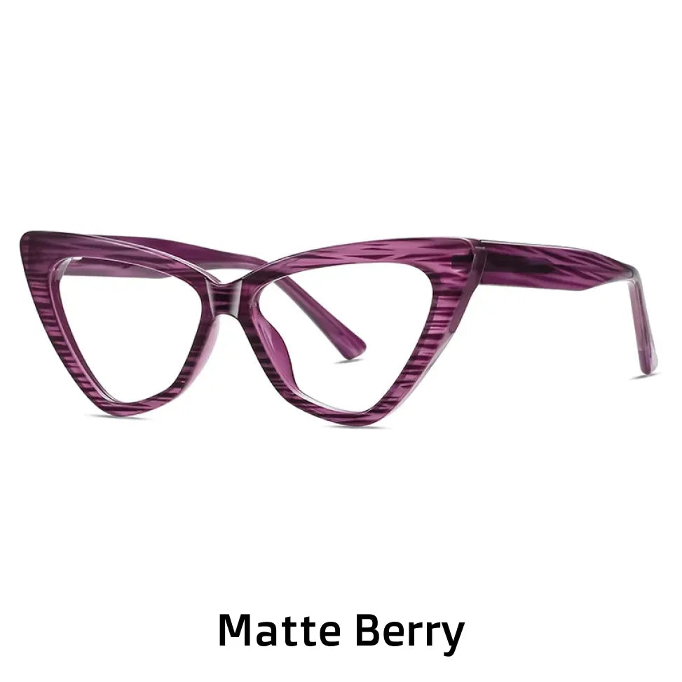 Lunettes Œil-de-Chat - Monture Optique TR90 Anti-Lumière Bleue