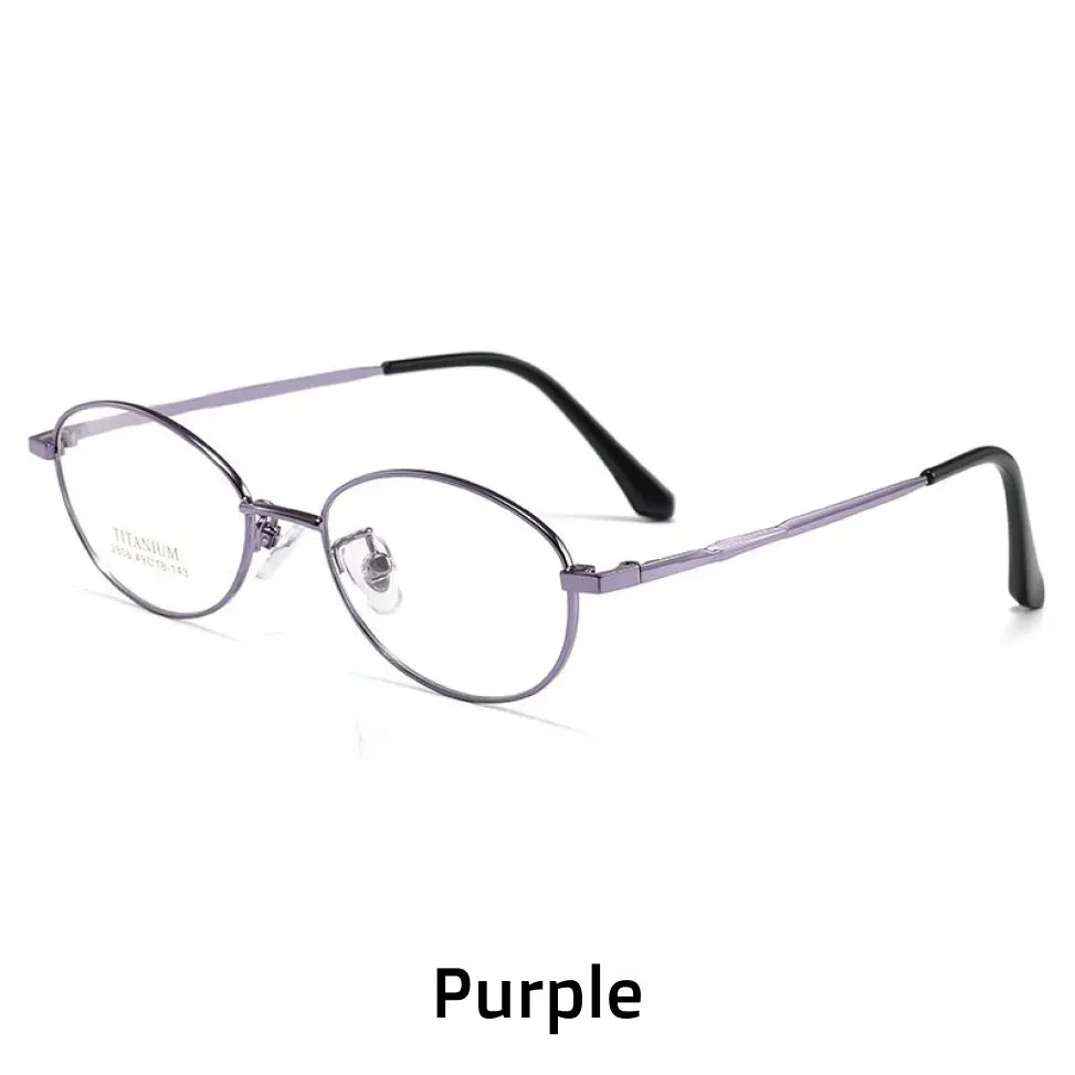 Women's Oval Anti-Blue Light Reading Glasses