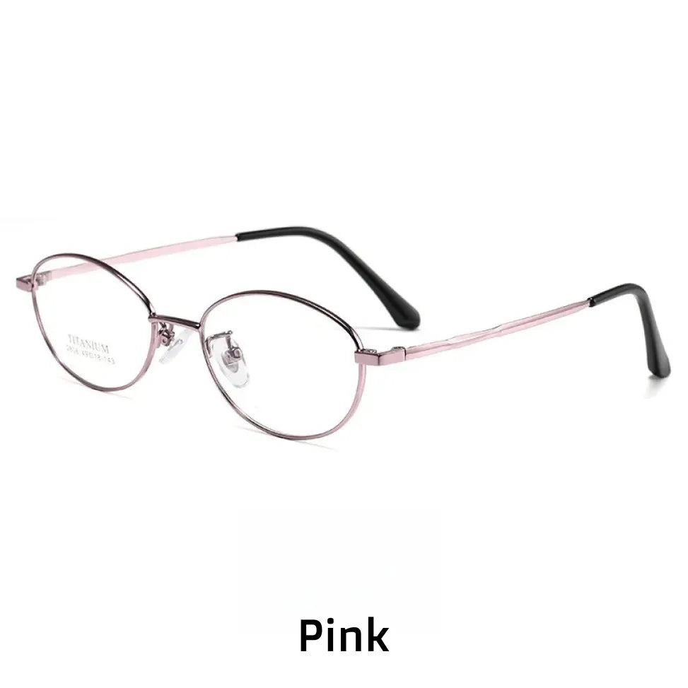 Women's Oval Anti-Blue Light Reading Glasses