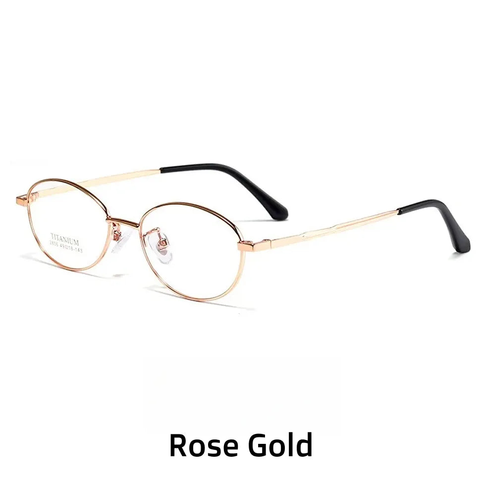 Women's Oval Anti-Blue Light Reading Glasses