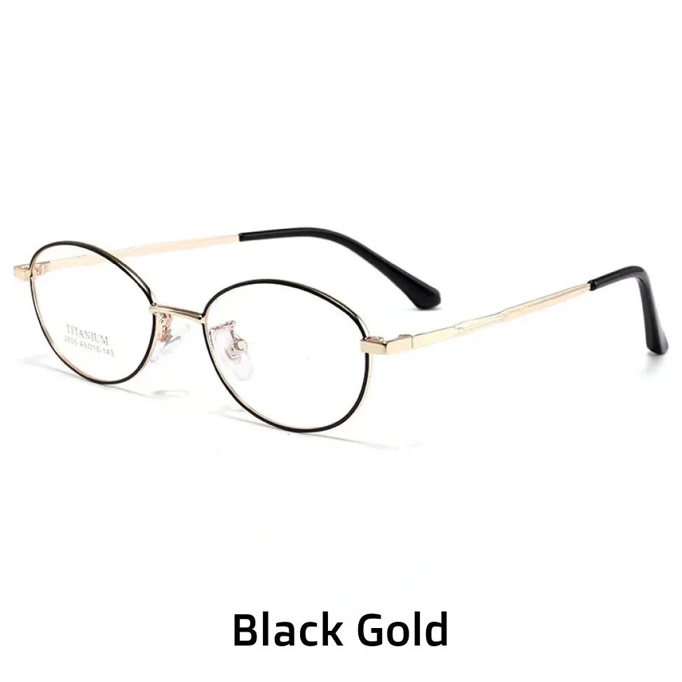 Women's Oval Anti-Blue Light Reading Glasses