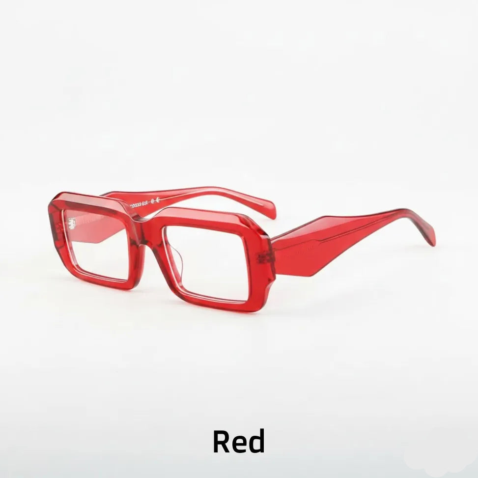 Retro Square Eyeglass Frame - Unisex Optical Prescription Glasses 1159