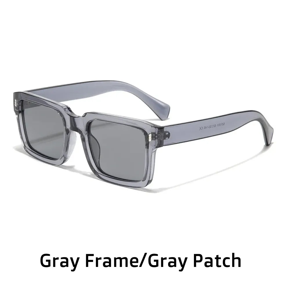 Polarized Square Sunglasses - Retro Driving Eyewear for Men & Women