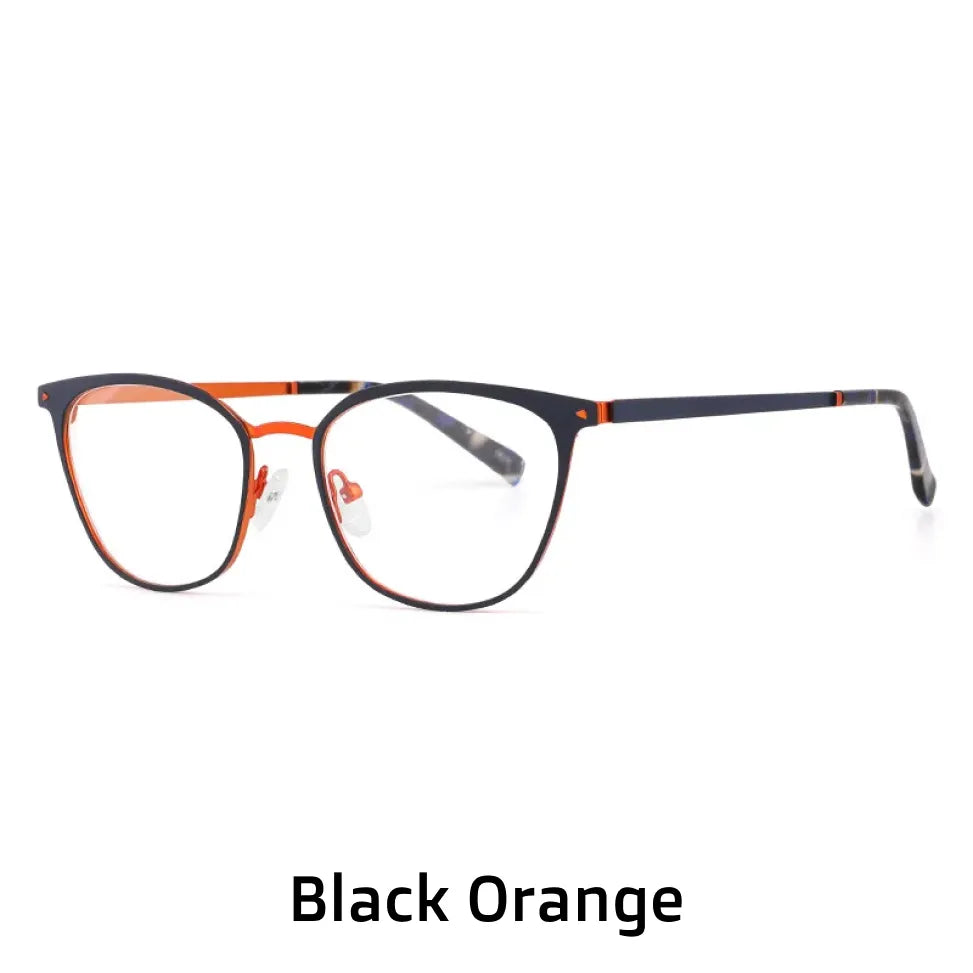 Ultra Light Metal Cat Eye Eyeglass Frame GL8850