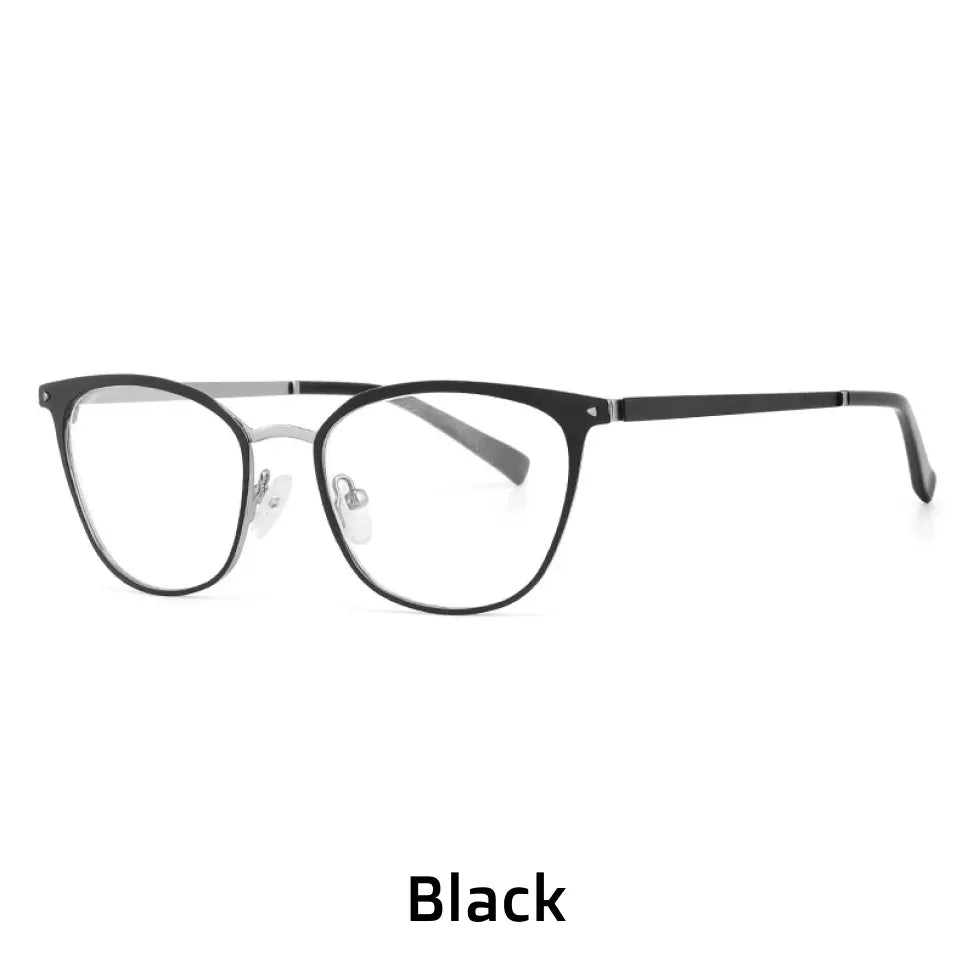 Ultra Light Metal Cat Eye Eyeglass Frame GL8850