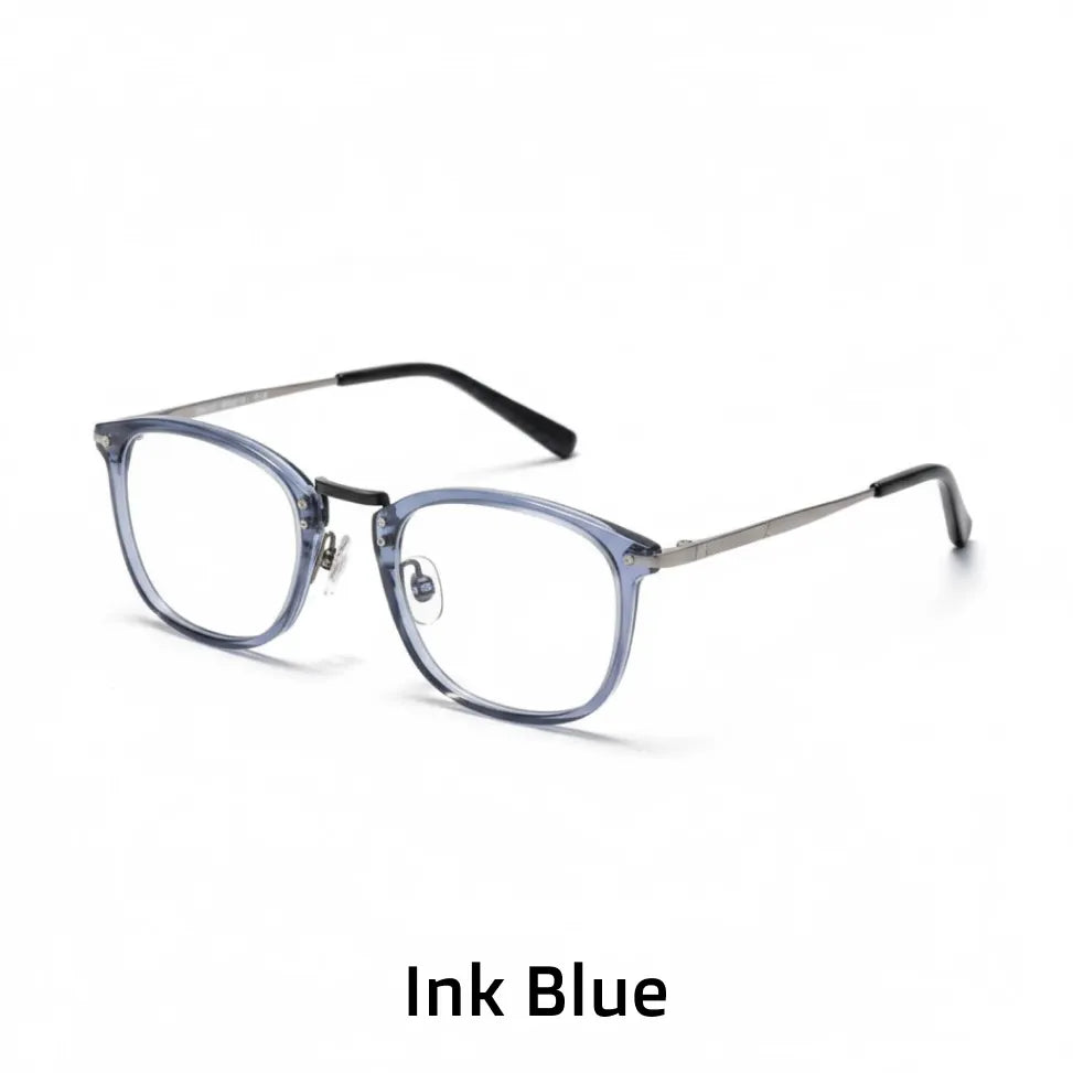 Retro Square Titanium Eyeglasses - Model 806