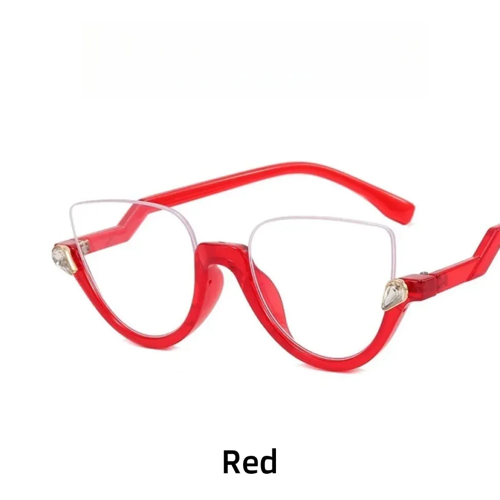 Retro Cat Eye Blue Light Blocking Glasses - Model 4357