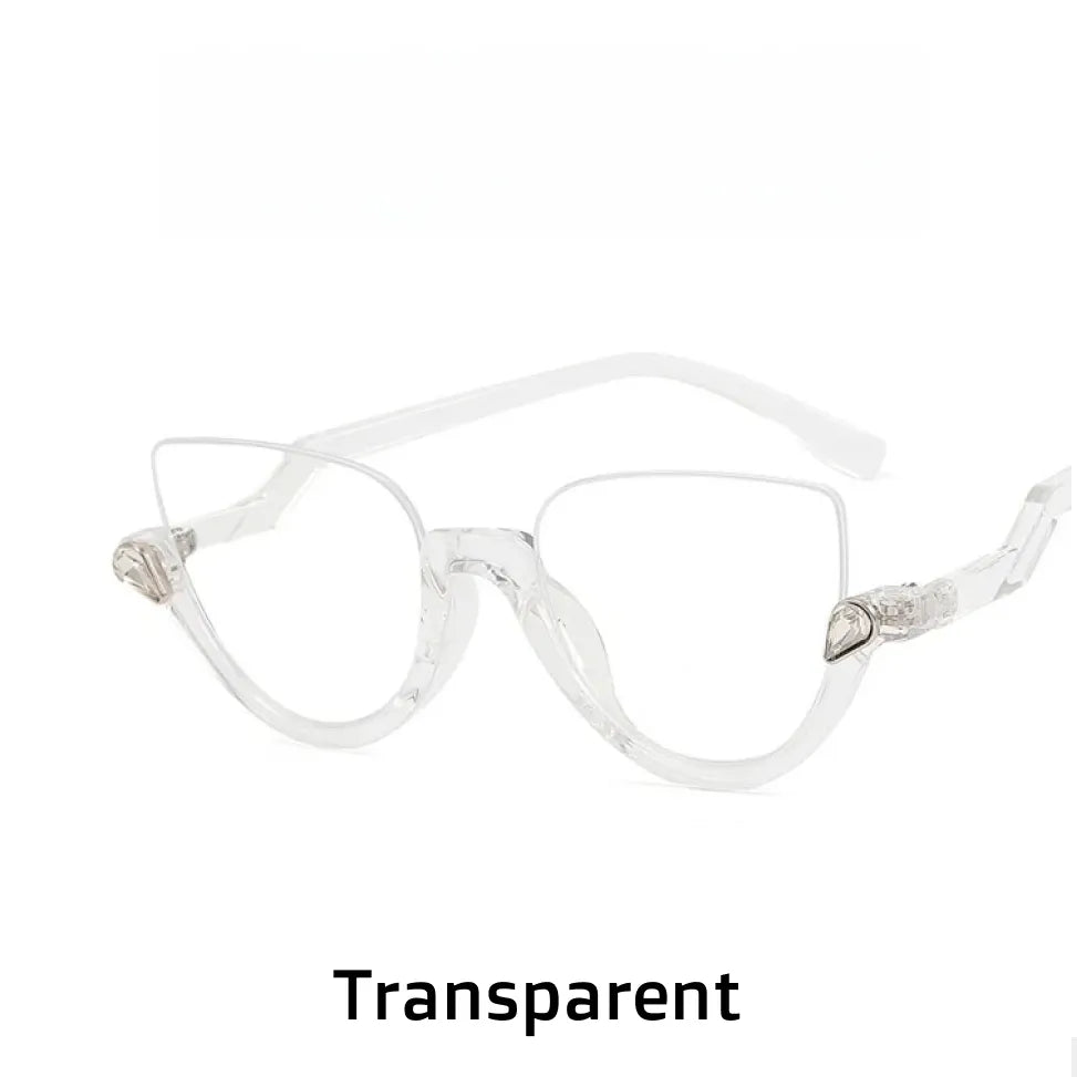 Retro Cat Eye Blue Light Blocking Glasses - Model 4357