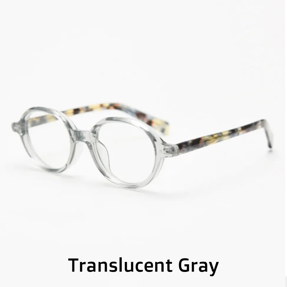 Retro Oval Prescription Glasses - Myopia, Reading & Progressive Lenses