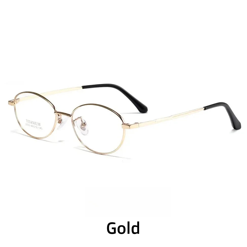 Women's Oval Anti-Blue Light Reading Glasses
