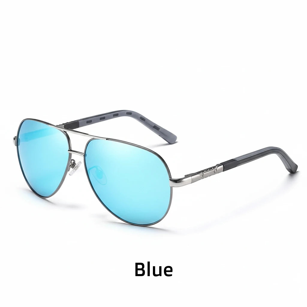 Polarized Double Beam Sunglasses for Men - Outdoor Driving Eyewear