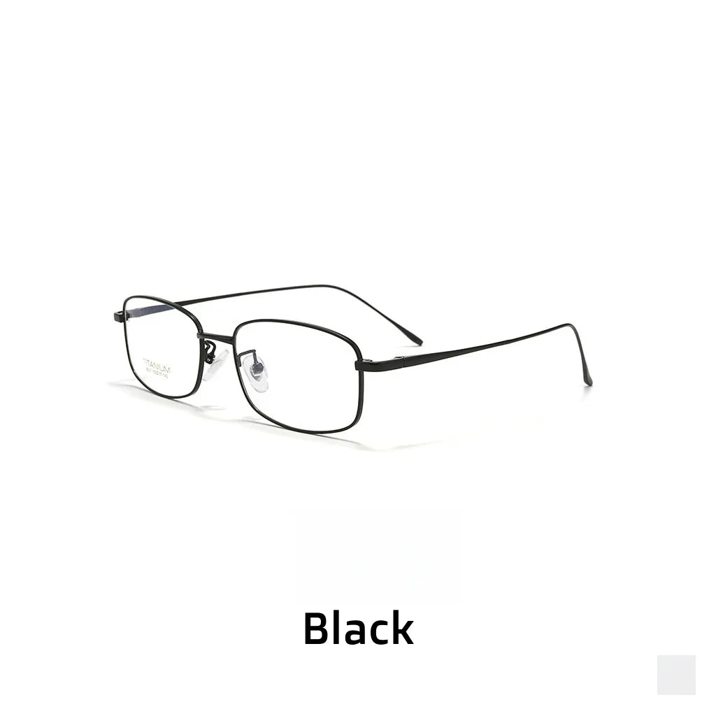 Ultra-Light Titanium Oval Optical Glasses Frame