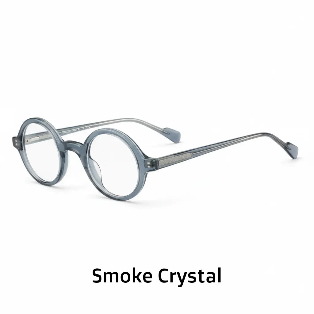 Retro Round Eyeglass Frame - Ultra Light Optical Prescription Glasses
