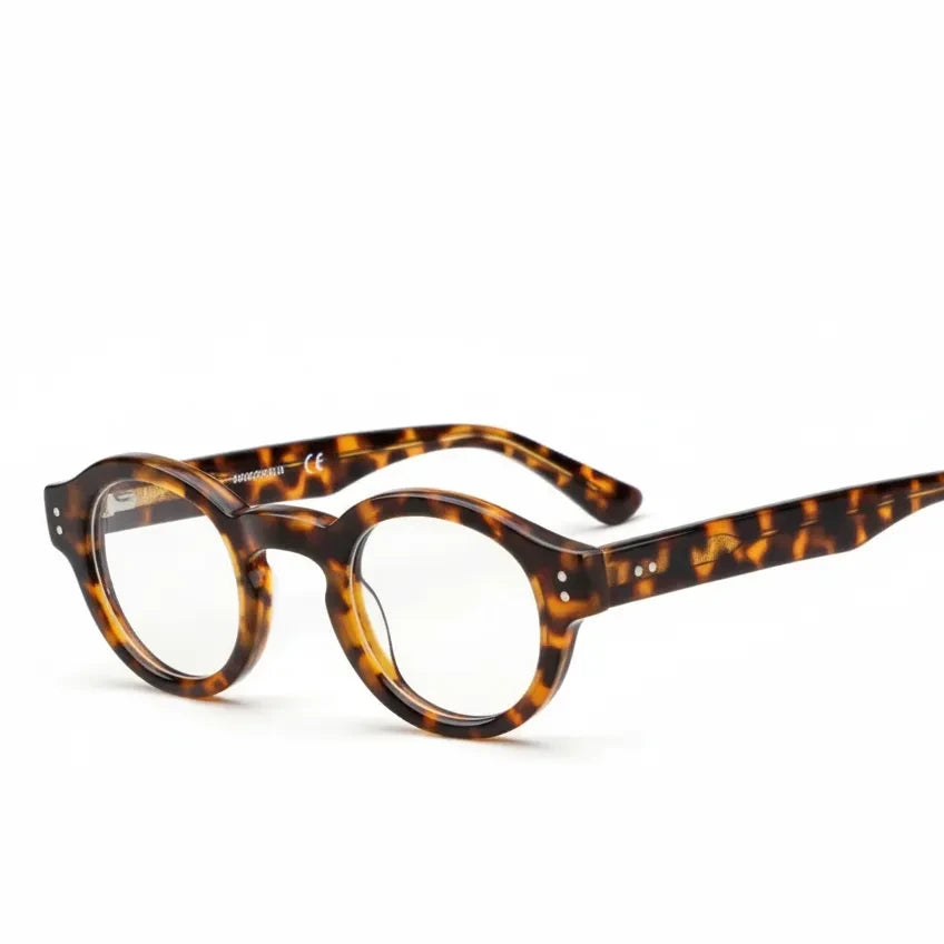 Retro Circular Eyeglass Frame - Ultra Light Optical Prescription Glasses