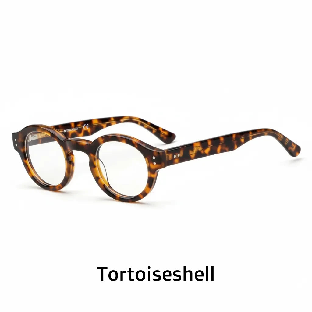 Retro Circular Eyeglass Frame - Ultra Light Optical Prescription Glasses
