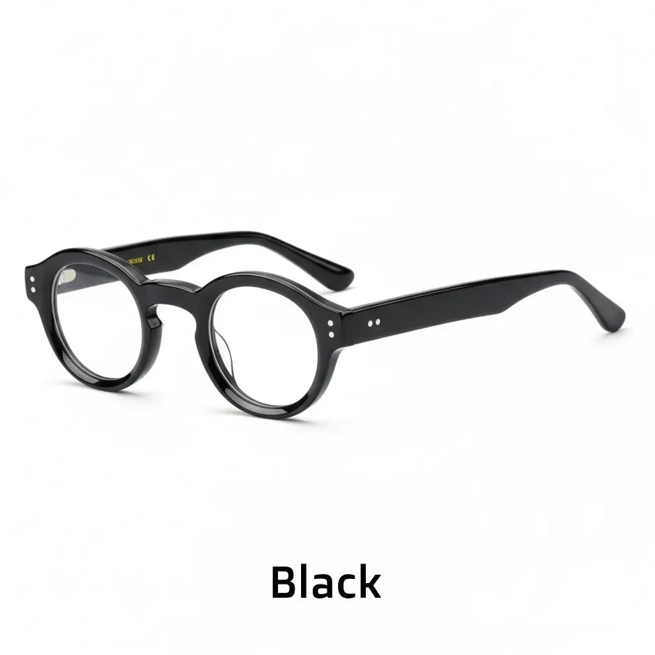 Retro Circular Eyeglass Frame - Ultra Light Optical Prescription Glasses