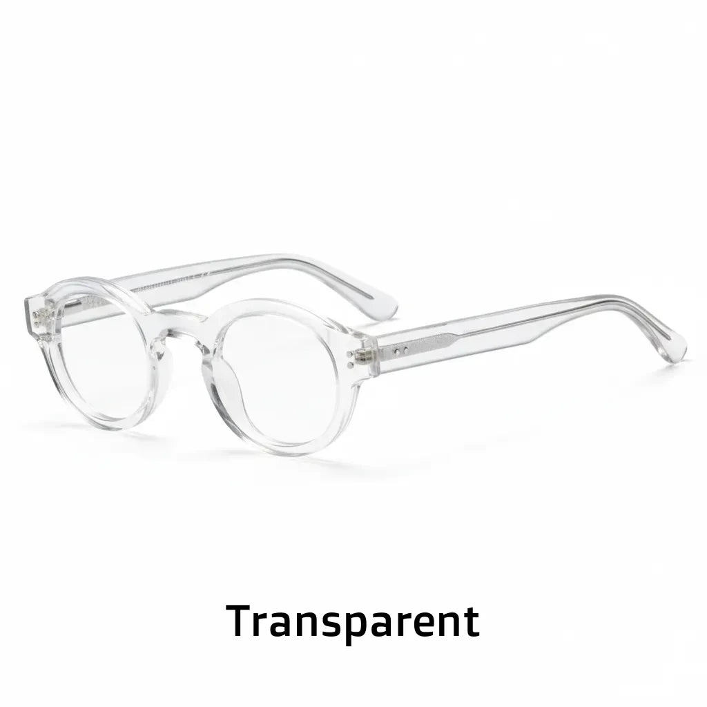 Retro Circular Eyeglass Frame - Ultra Light Optical Prescription Glasses