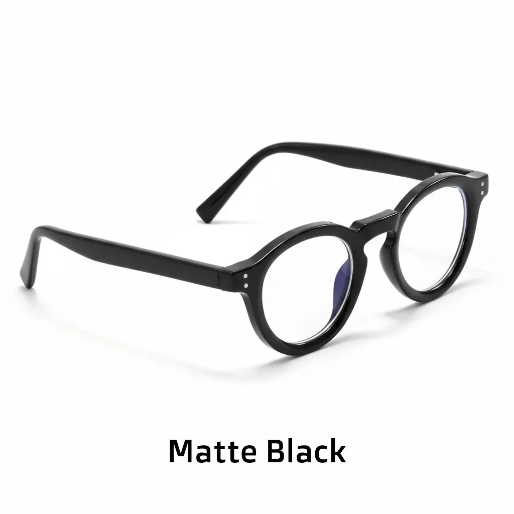 Retro Round Anti-Blue Light Glasses - Ultra-Light Optical Frame