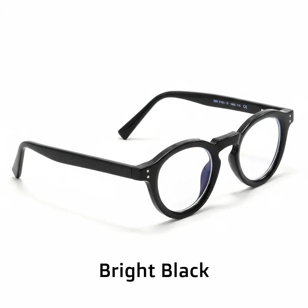 Retro Round Anti-Blue Light Glasses - Ultra-Light Optical Frame