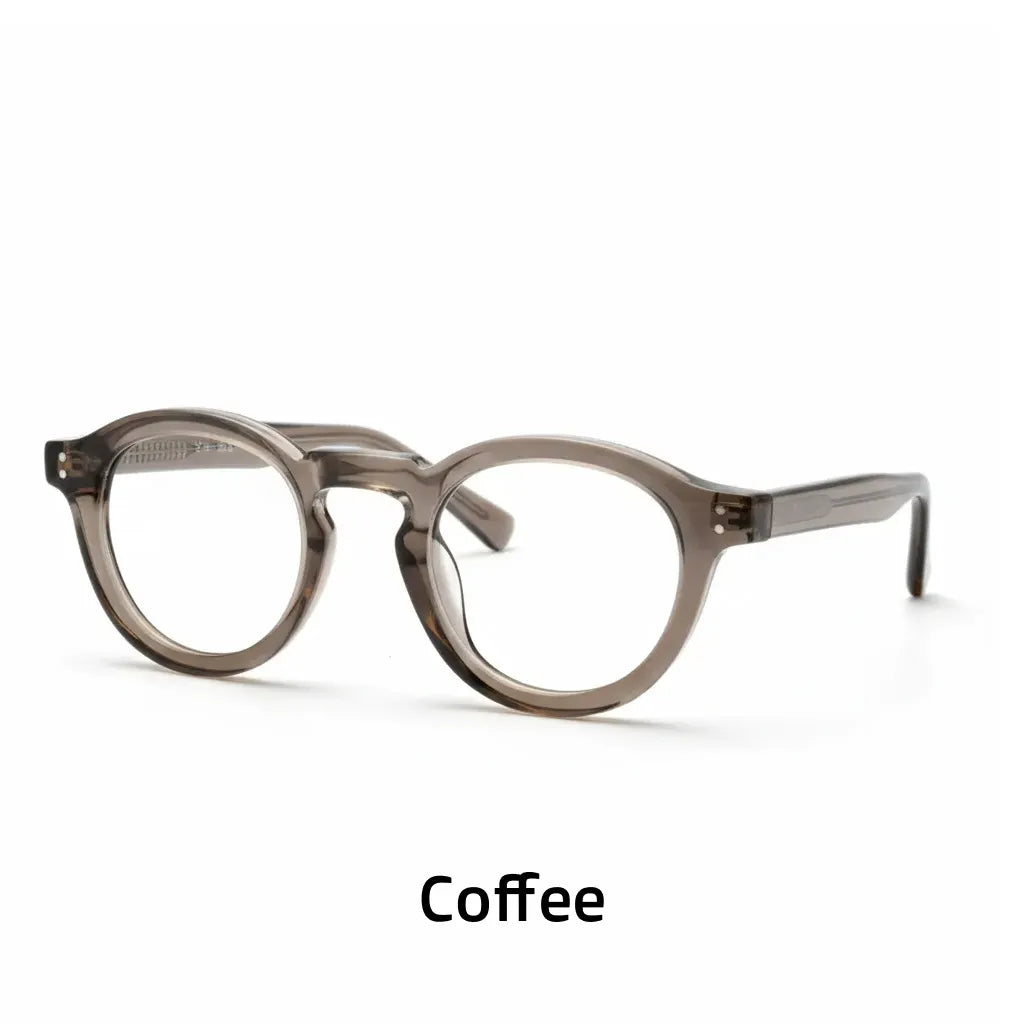 Retro Round Anti-Blue Light Glasses - Ultra-Light Optical Frame