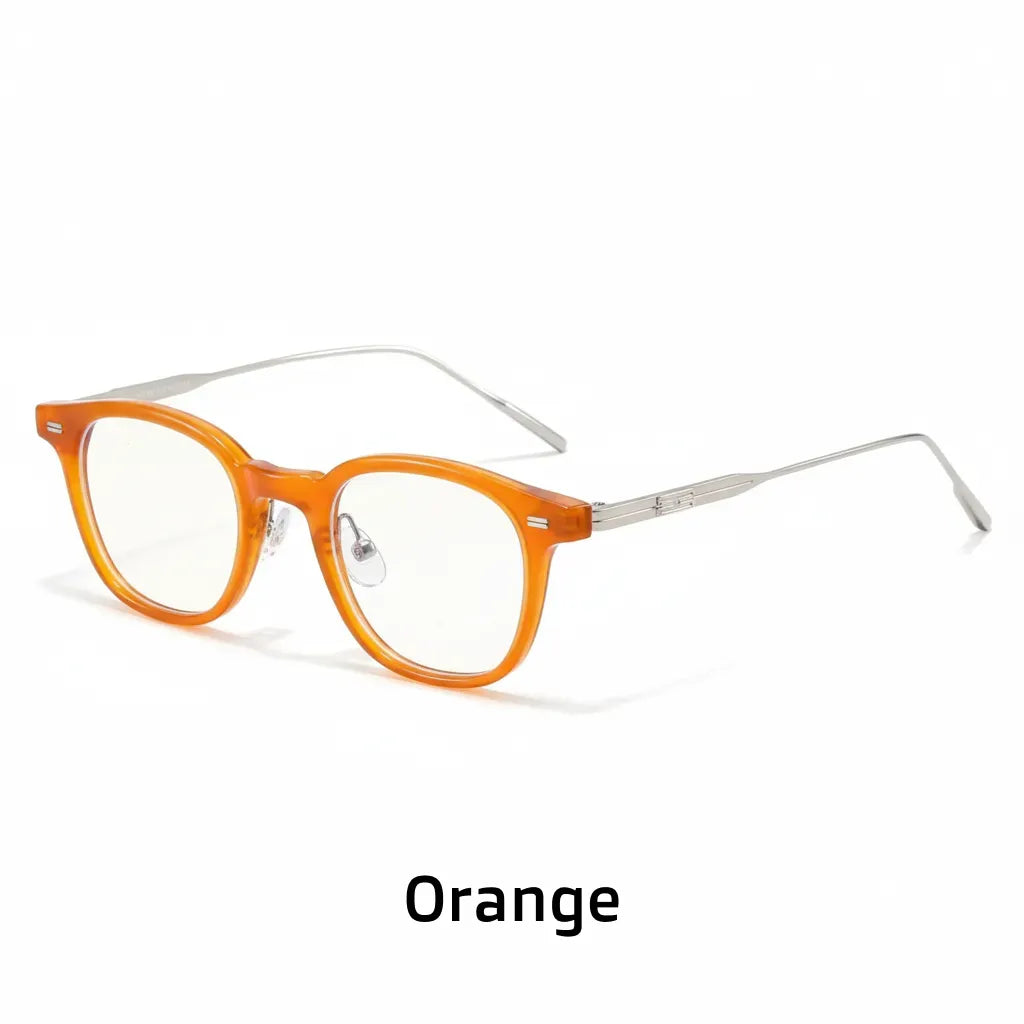 Retro Square Frame Anti-Blue Light Glasses