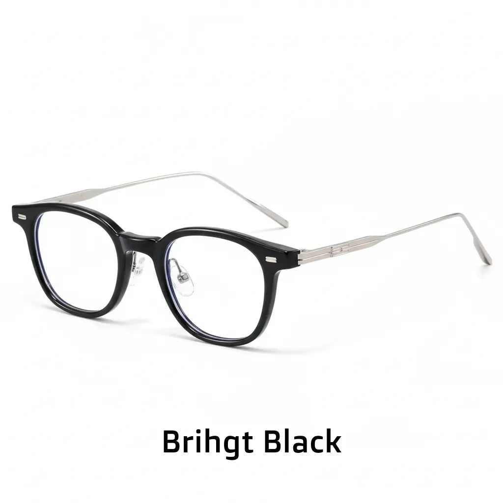 Retro Square Frame Anti-Blue Light Glasses