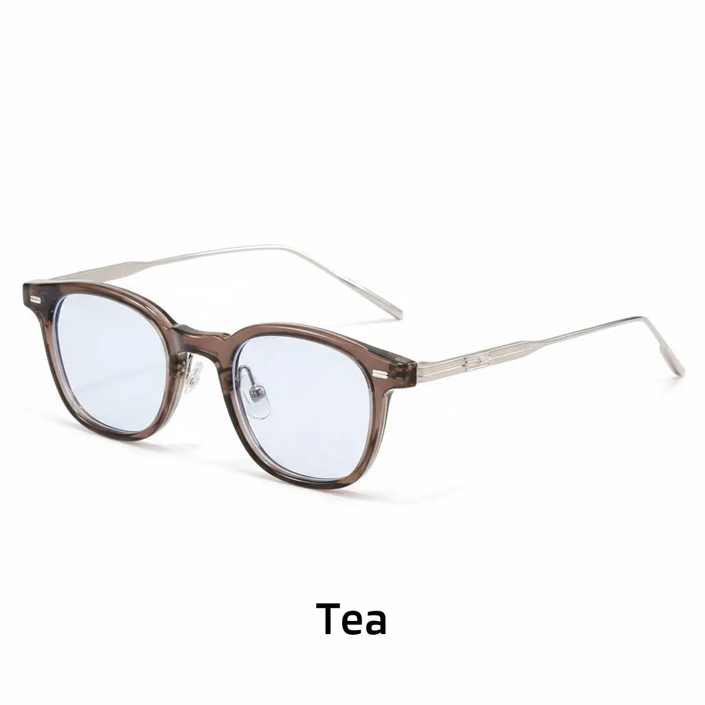 Retro Square Frame Anti-Blue Light Glasses