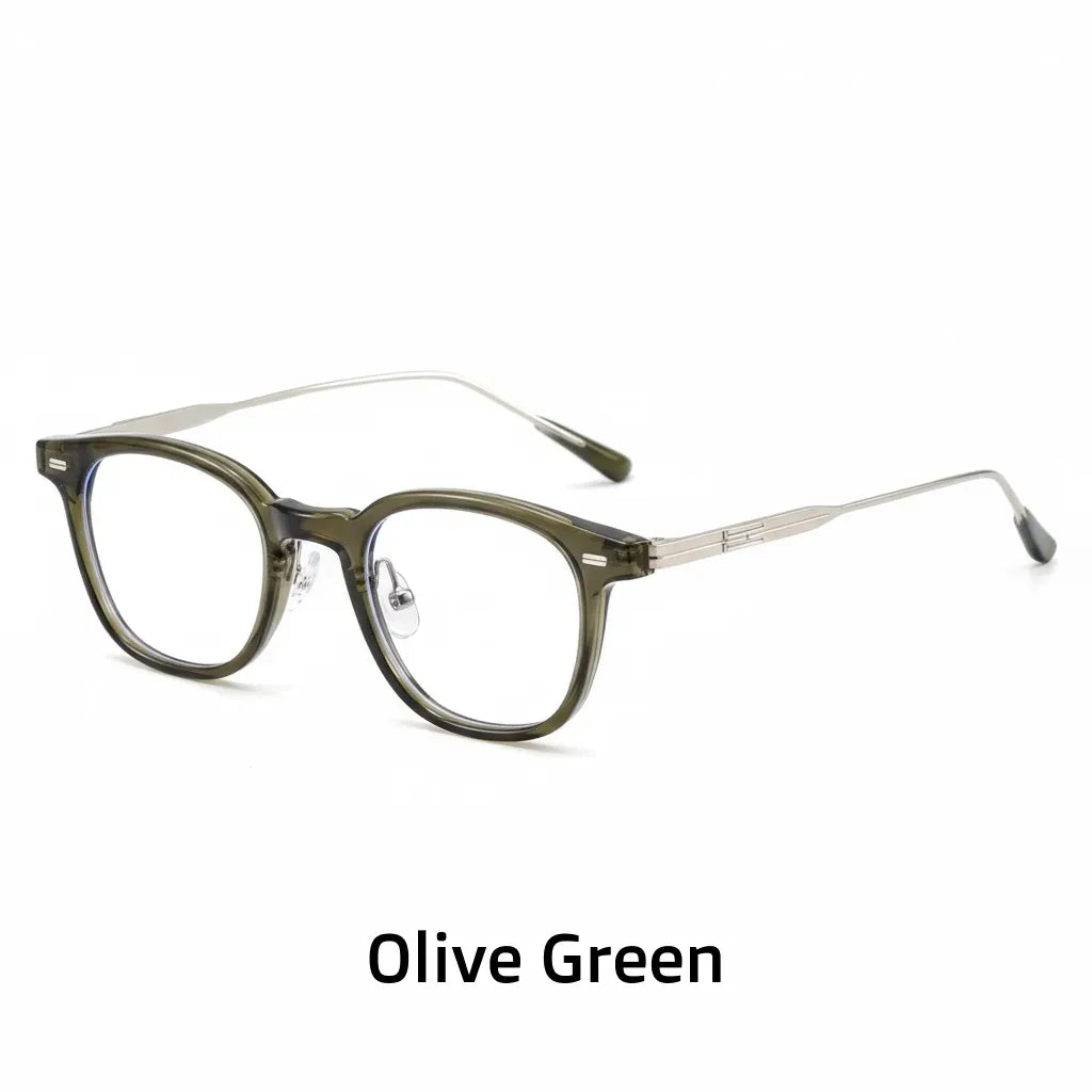 Retro Square Frame Anti-Blue Light Glasses