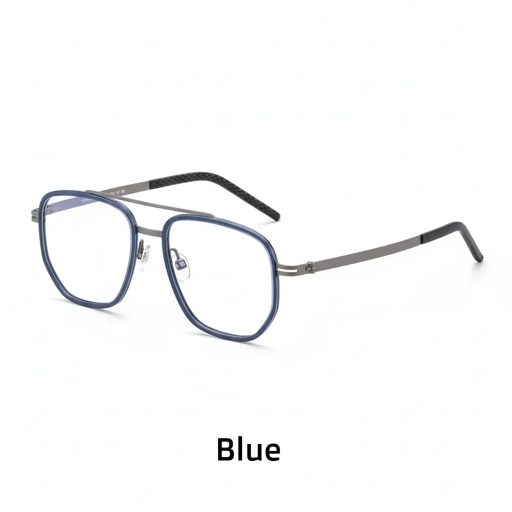 Ultra-Lightweight Titanium Blue Light Blocking Glasses Frame