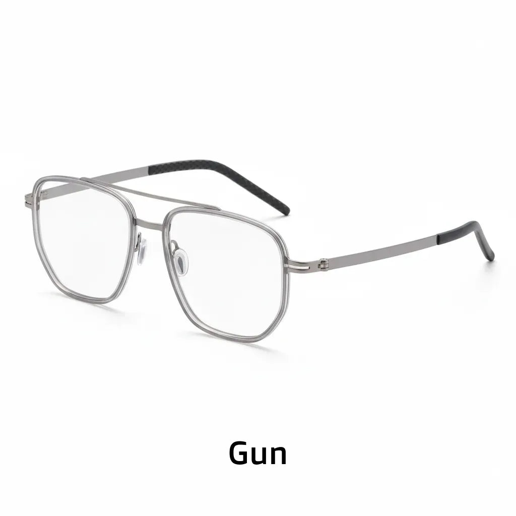 Ultra-Lightweight Titanium Blue Light Blocking Glasses Frame