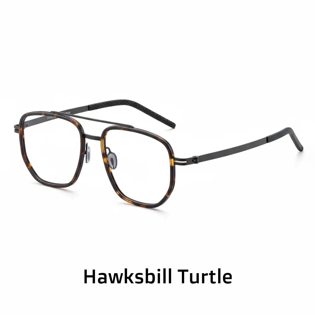 Ultra-Lightweight Titanium Blue Light Blocking Glasses Frame